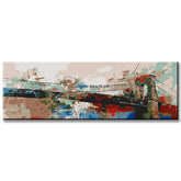 Painting by Numbers Panorama Abstract Brooklyn Bridge